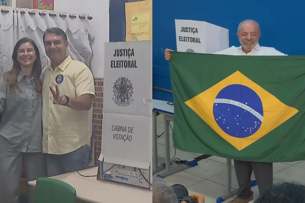 Flávio Bolsonaro e Lula votam no 2º turno de 2026