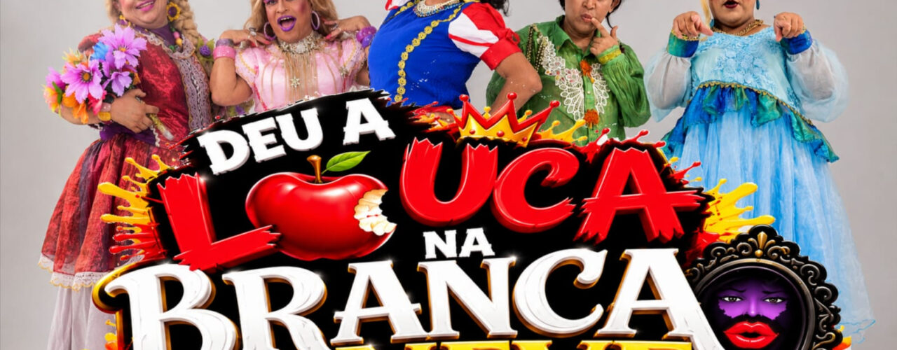 Comédia parodia princesas em espetáculo em Fortaleza