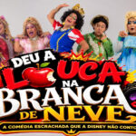 Comédia parodia princesas em espetáculo em Fortaleza