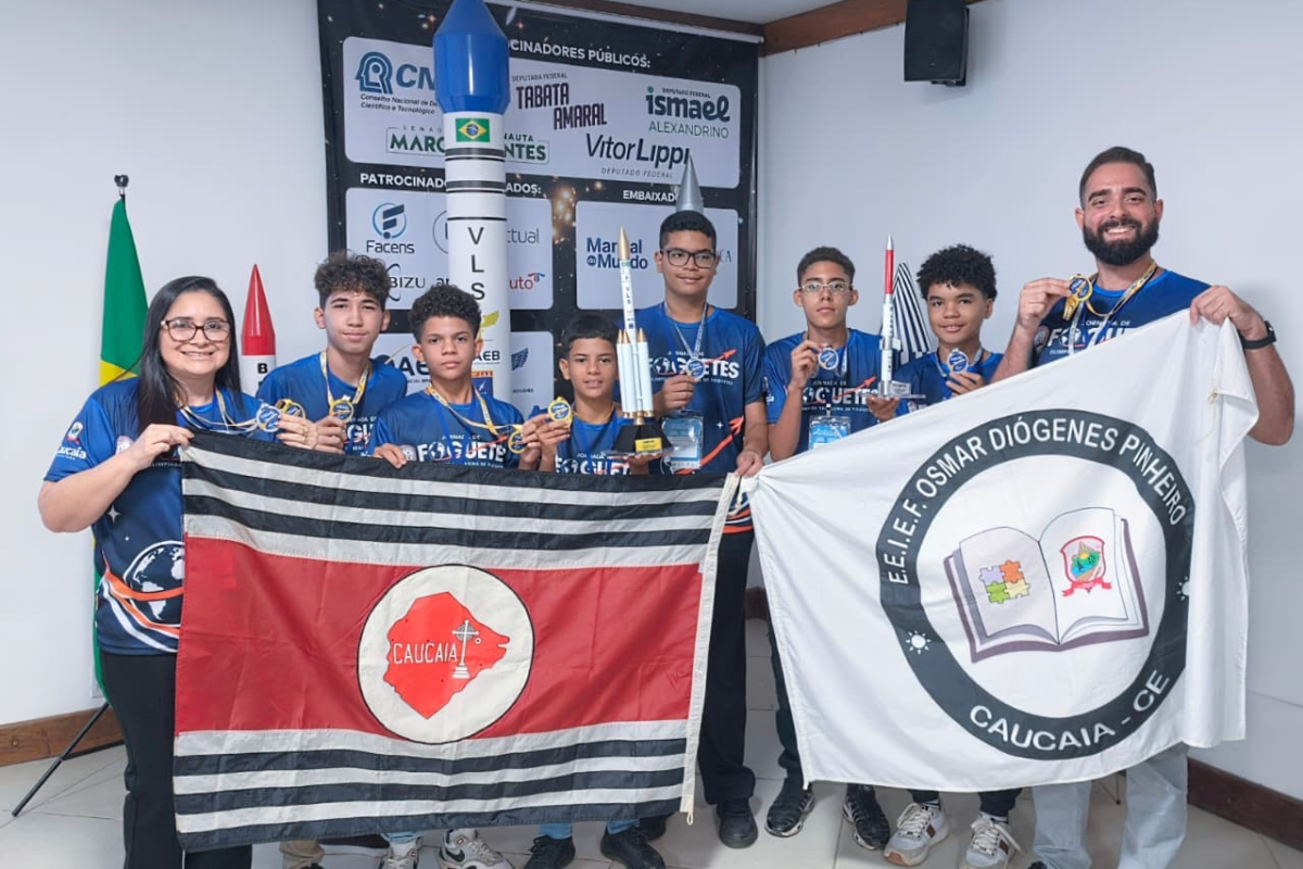Estudantes de Caucaia conquistam ouro e prata em olimpíada