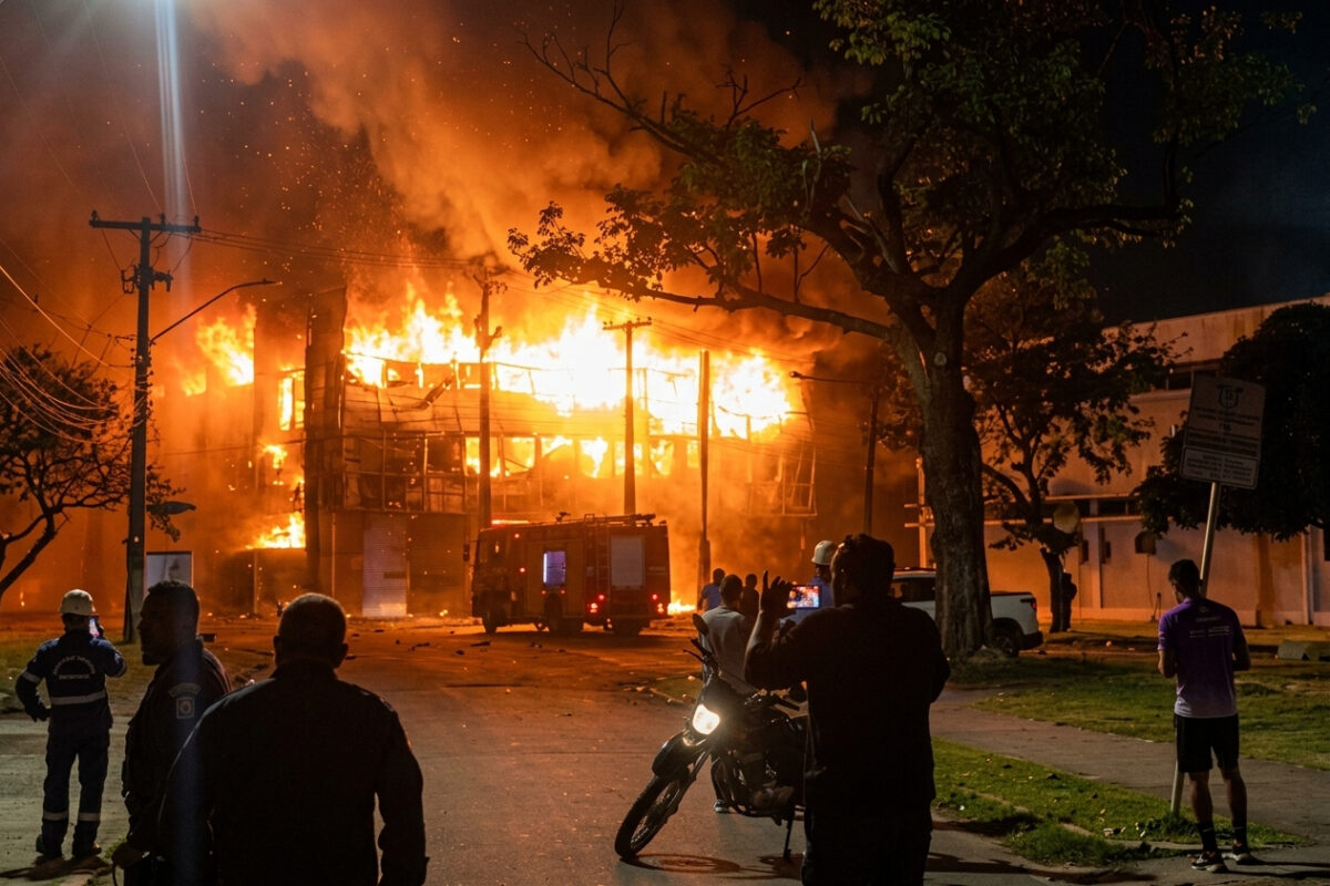 Incêndio destrói laboratórios e pesquisas da UFPE
