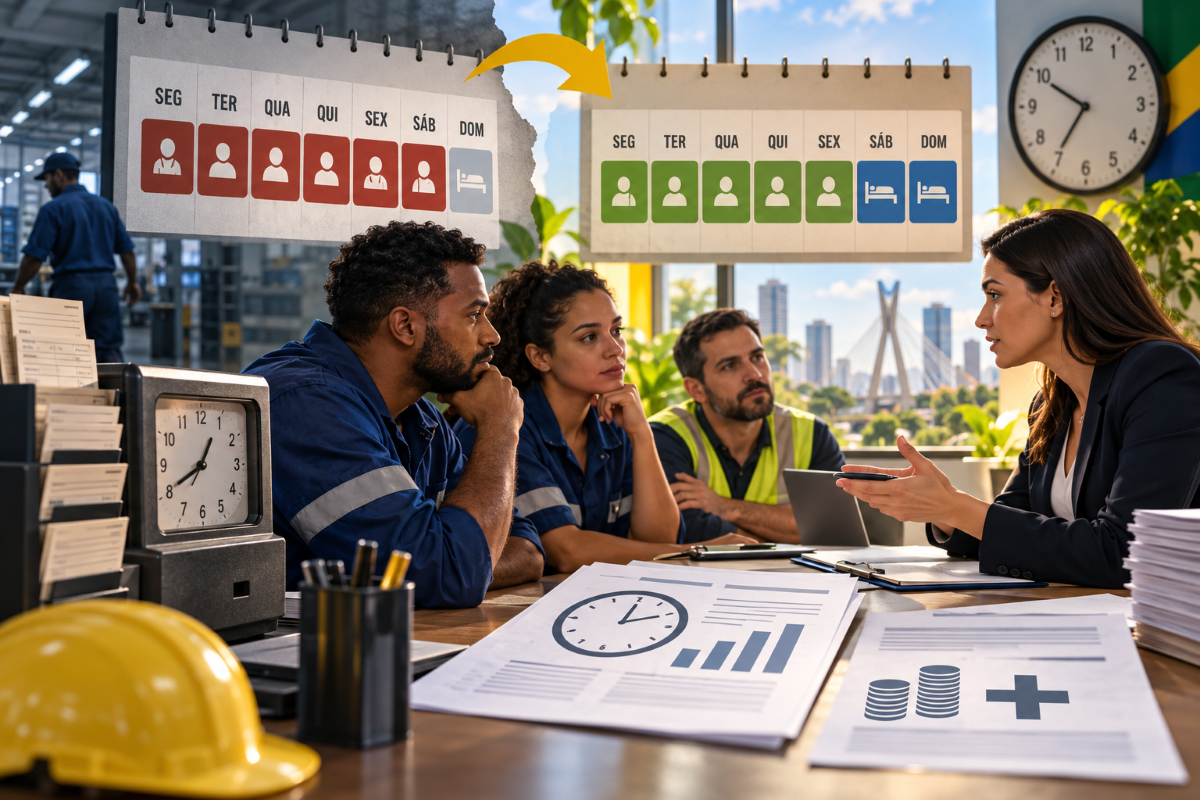 Trabalho: Fim da 6x1 abre debate sobre hora extra
