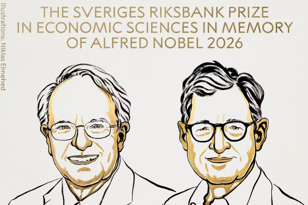 Nobel de Economia 2026 premia Hall e Woodford