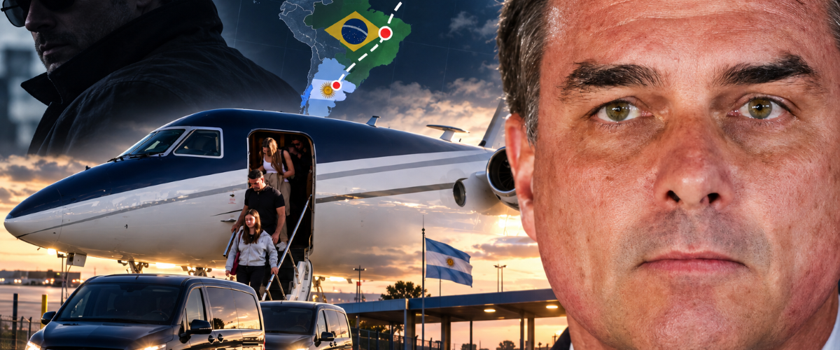 Política: Vans e ex-agente na fuga de Flávio aos EUA