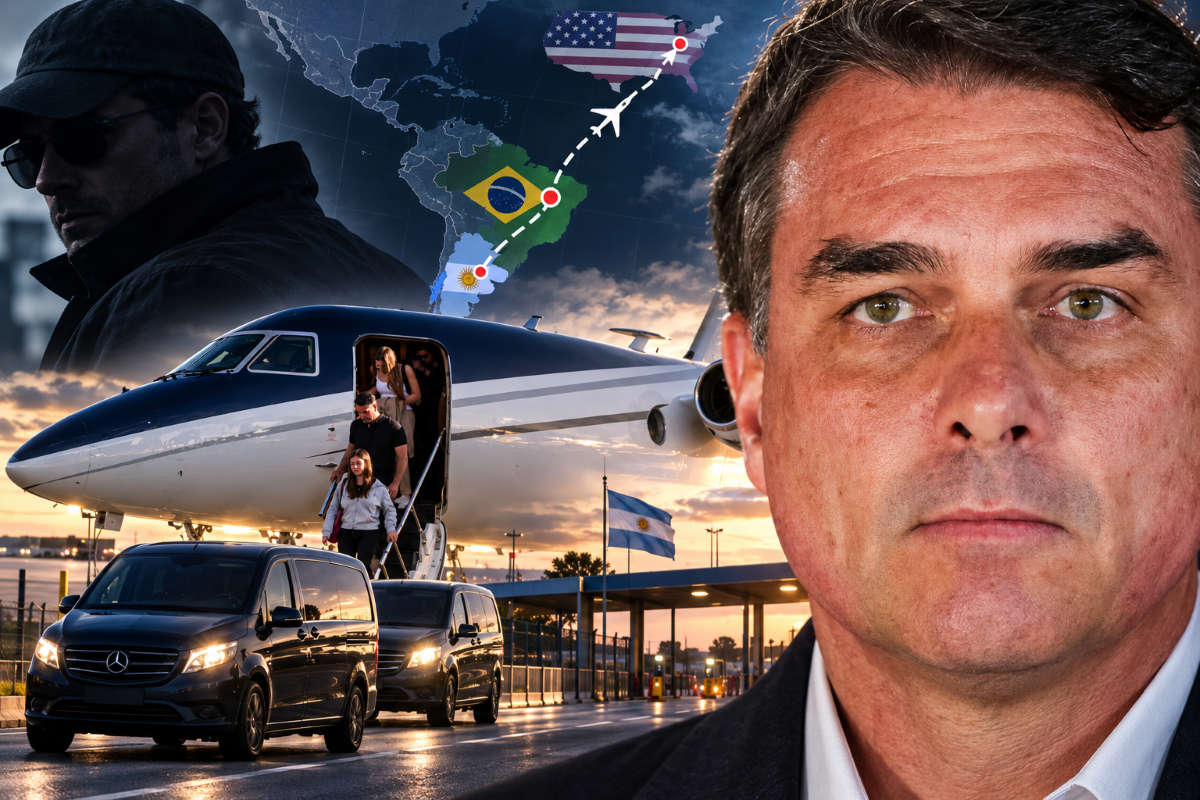 Política: Vans e ex-agente na fuga de Flávio aos EUA