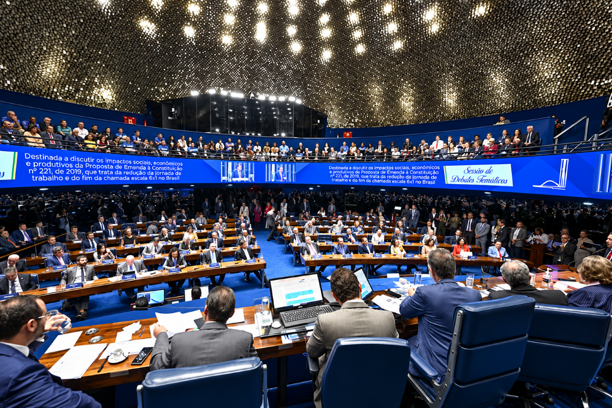 Trabalho: Senado aprova PEC que acaba com escala 6x1