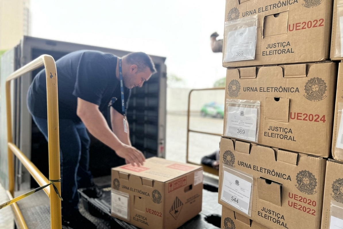 TRE-CE inicia distribuição de urnas em Fortaleza