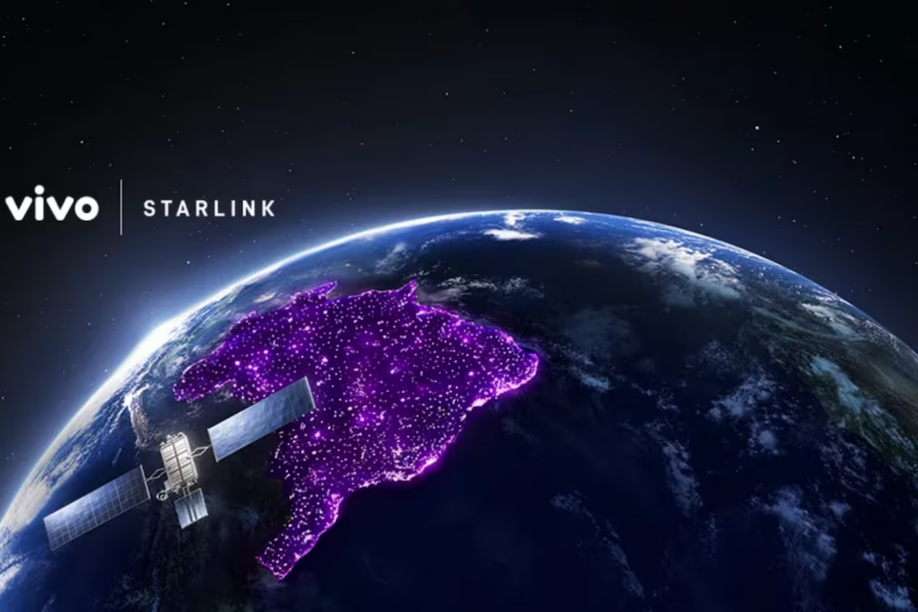 Vivo lança internet via satélite em parceria com a Starlink