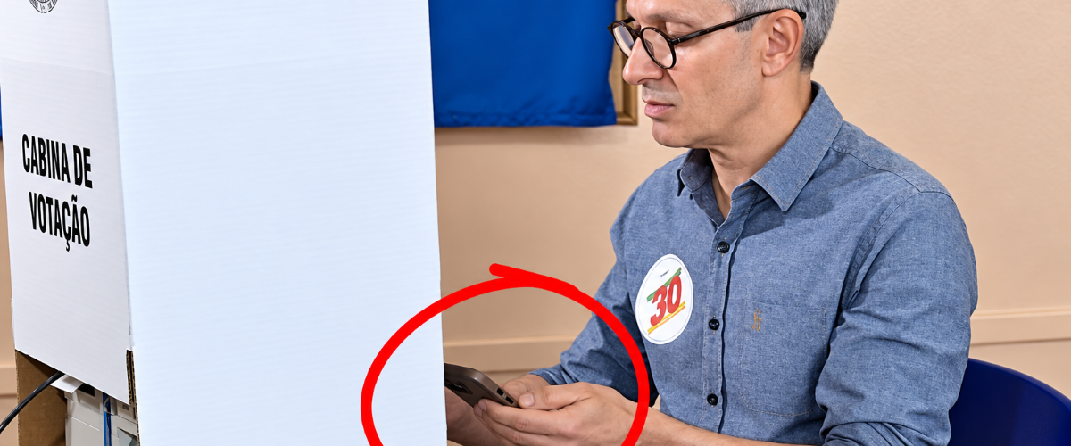Eleições: TRE-MG vai apurar uso de celular por Zema na urna